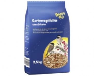 Aldi Suisse  HAPPY PET GARTENVOGELFUTTER OHNE SCHALEN