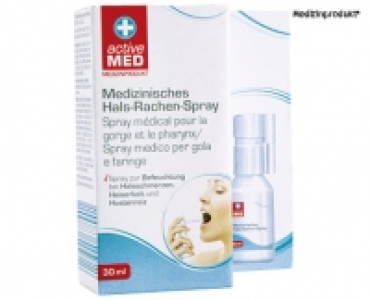 Aldi Suisse  ACTIVE MED HALSRACHENSPRAY