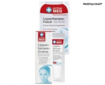 Aldi Suisse  ACTIVE MED LIPPENHERPESCRÈME/- PATCH