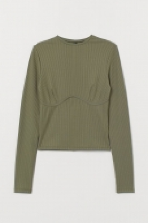 Geripptes Jerseyshirt CHF 10.95