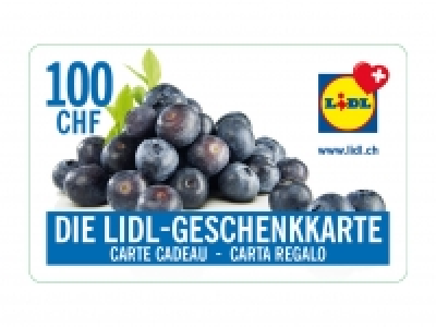 Lidl Geschenkkarte CHF 100.00