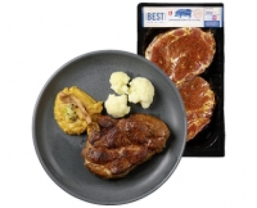 COUNTRYS BEST SCHWEINSHALSSTEAK MIT CHILI-LAVENDELMARINADE CHF 4.49