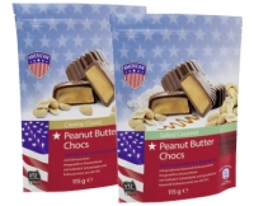 Aldi Suisse  AMERICAN PEANUT BUTTER CHOCS