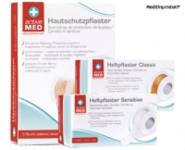 Aldi Suisse  ACTIVE MED HAUTSCHUTZ-/HEFT-PFLASTER