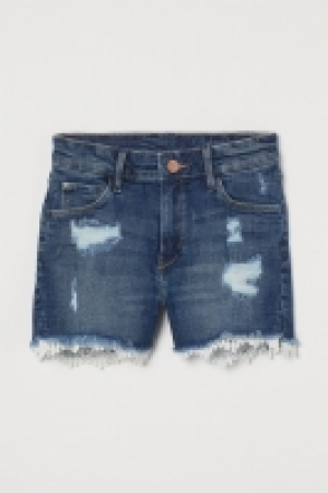 HM  Jeansshorts mit Spitzenborte