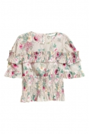 Baumwollbluse mit Volants CHF 27.95