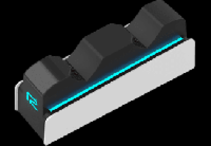 R2 PS5 DualSense Charging Station - Ladestation (Weiss/Schwarz/Blau) CHF 24.95