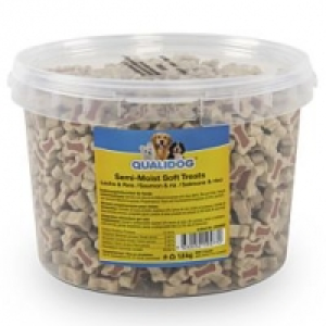QUALIDOG Hundeleckerli Semi-Moist Lachs & Reis 1.8kg CHF 19.90