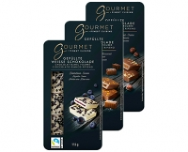 GOURMET GEFÜLLTE SCHOKOLADENTÄFELCHEN CHF 2.99