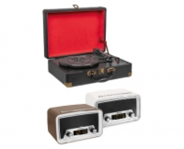 MEDION® RETRO PLATTENSPIELER/ UHRENRADIO