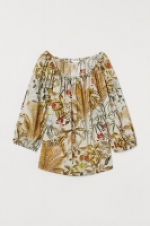 Baumwollbluse mit Puffärmeln CHF 10.95