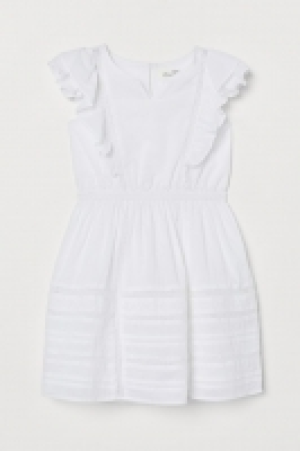 HM  Baumwollkleid mit Spitze