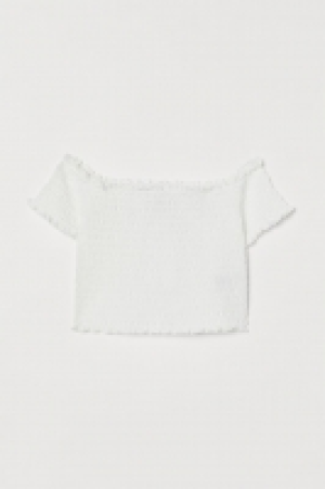 Gesmoktes Off-Shoulder-Shirt CHF 7.95