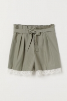 HM  Paperbag-Shorts mit Gürtel
