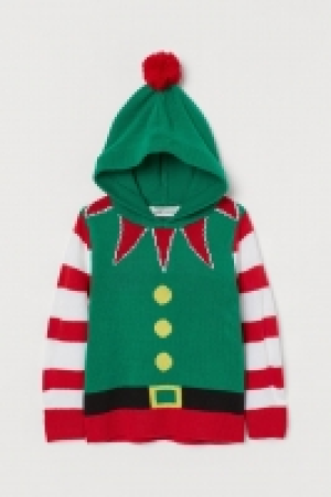 Jacquard-Kapuzenpullover CHF 14.95