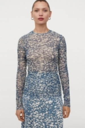 Gemustertes Mesh-Shirt CHF 16.95