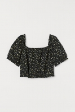 Kurzes Shirt mit Puffärmeln CHF 8.95
