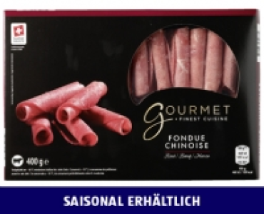 Aldi Suisse  GOURMET FONDUE CHINOISE RIND