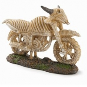 Deep Sea Aquariumdekoration Motorrad L 32.4x11.5x20.5cm