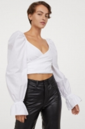Wickeltop mit Puffärmeln CHF 24.95
