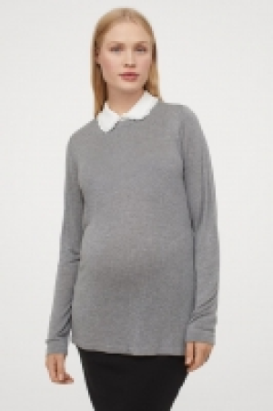 HM  MAMA Pullover mit Kragen