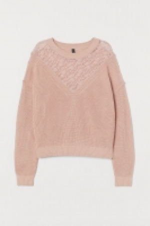 Pullover mit Spitzeneinsatz CHF 19.95