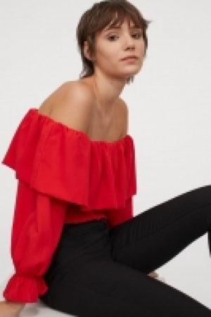 Kurze Off-Shoulder-Bluse CHF 9.95