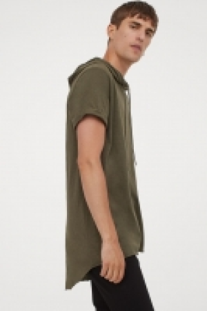 HM  Langes T-Shirt mit Kapuze