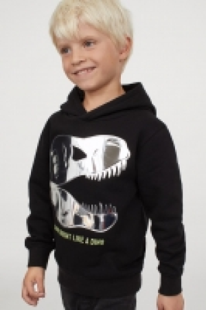 HM  Hoodie mit Metallic-Motiv