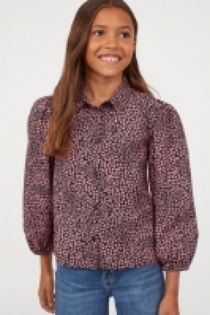 Baumwollbluse mit Puffärmeln CHF 9.95