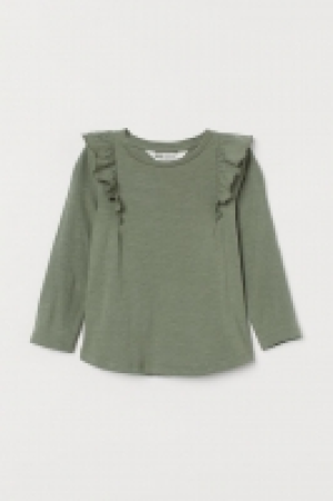 Baumwollshirt mit Volants CHF 3.95