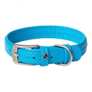 Rogz Hunde Lederhalsband türkis CHF 24.90