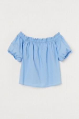 Schulterfreie Baumwollbluse CHF 6.95