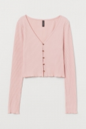 Gerippter Jersey-Cardigan CHF 9.95