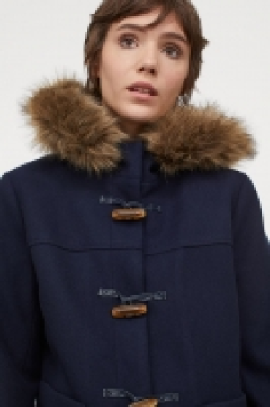 HM  Dufflecoat mit Faux-fur