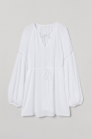 HM  MAMA Viskosebluse mit Spitze