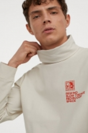 HM  Rollkragenshirt mit Druck
