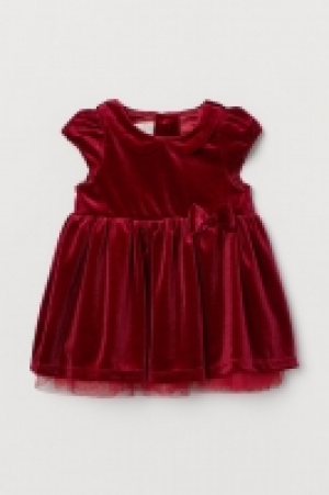 Velourskleid mit Puffärmeln CHF 12.95
