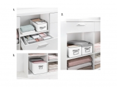 Lidl  Schubladen-Organizer, 2-teilig/ Aufbewahrungsboxen, 2er/ Aufbewahrungs