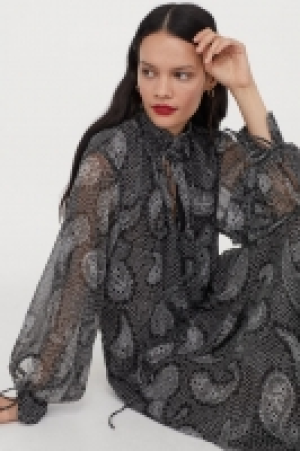 HM  Langes Kleid mit Ballonärmeln