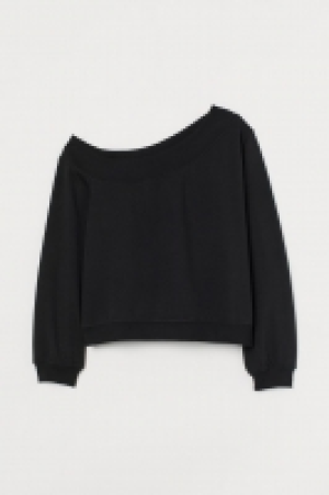 HM  One-Shoulder-Sweatshirt