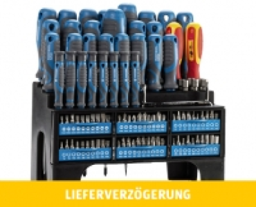 WORKZONE® XXL SCHRAUBENZIEHER-/ BIT-SET, 100-TEILIG