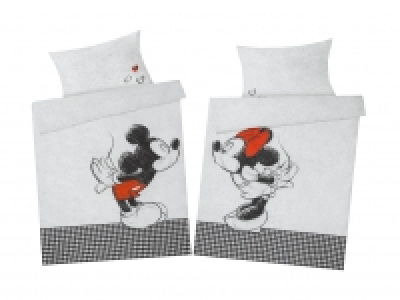 Lidl  Minnie & Mickey Renforcé-Bettwäsche