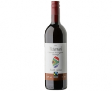 Aldi Suisse  WATERMARK FAIRTRADE MAX HAVELAAR CABERNET SAUVIGNON PINOTAGE