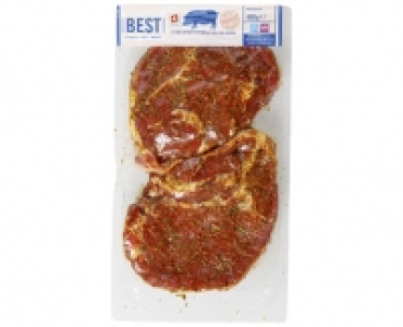 COUNTRYS BEST SCHWEINSHALSSTEAK MIT CHILI-LAVENDEL-MARINADE CHF 4.49