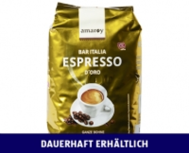 Aldi Suisse  AMAROY KAFFEE ESPRESSO DORO