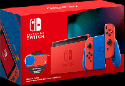 MediaMarkt Nintendo Switch - Mario Red & Blue Edition - Spielekonsole - Rot/Blau