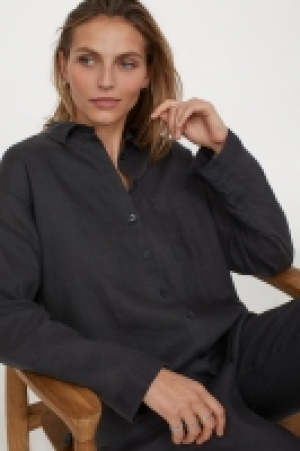 Pyjama aus gewaschenem Leinen