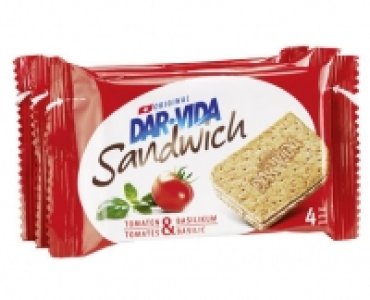 Aldi Suisse  DAR-VIDA SANDWICH TOMATE & BASILIKUM