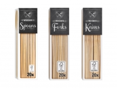 Einweg Holzbesteck CHF 0.99
